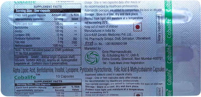 Cobalife Strip Of 10 Capsules