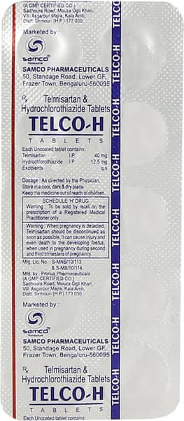Telco H Strip Of 10 Tablets