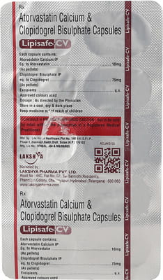 Lipisafe Cv 10mg Strip Of 10 Capsules