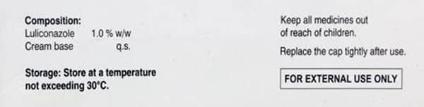 Lulican Xl 1% Tube Of 50gm Cream