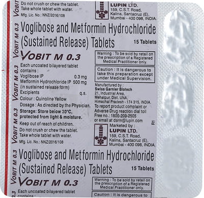 Vobit M 0.3mg Strip Of 15 Tablets
