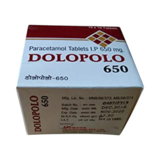 Dolopolo 650Mg Strip Of 10 Tablets