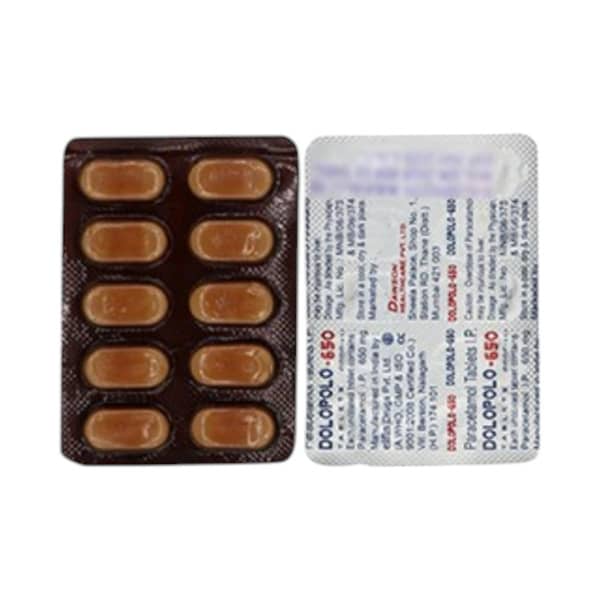 Dolopolo 650Mg Strip Of 10 Tablets