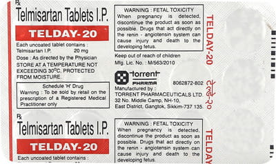 Telday 20mg Strip Of 15 Tablets