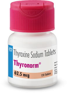 Thyronorm 62.5Mcg Bottle Of 120 Tablets