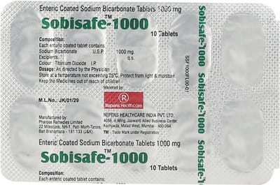 Sobisafe 1000mg Strip Of 10 Tablets