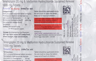 Tenefit M Forte Strip Of 10 Tablets