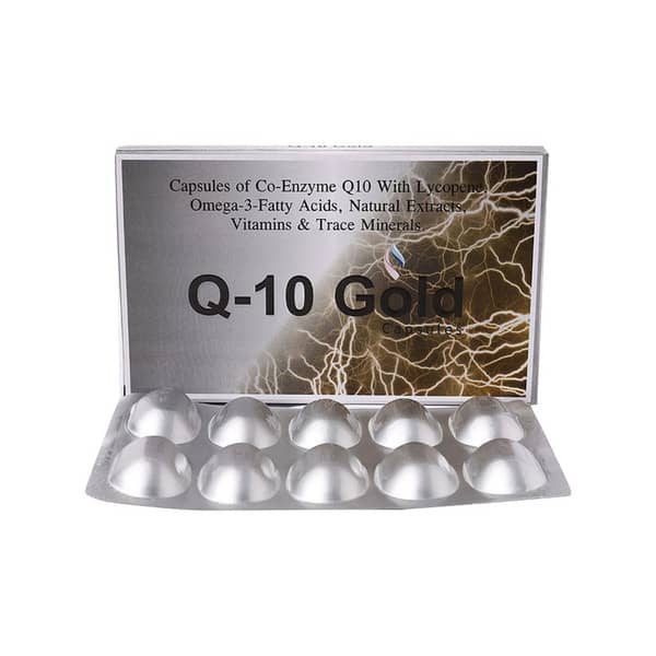 Q 10 Gold Strip Of 10 Capsules