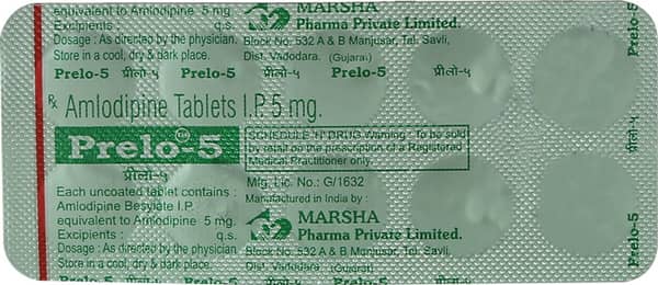 Prelo 5mg Strip Of 10 Tablets