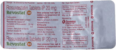 Revostat 20mg Strip Of 10 Tablets