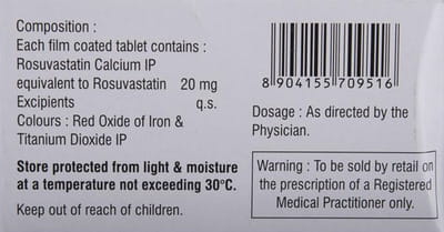 Revostat 20mg Strip Of 10 Tablets