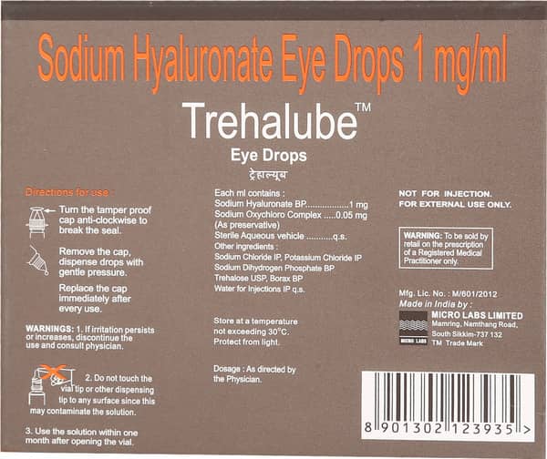 Trehalube Eye Drops