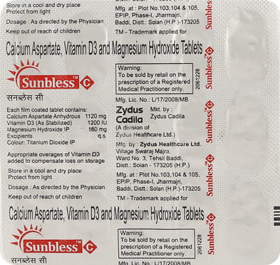 Sunbless C Strip Of 15 Tablets