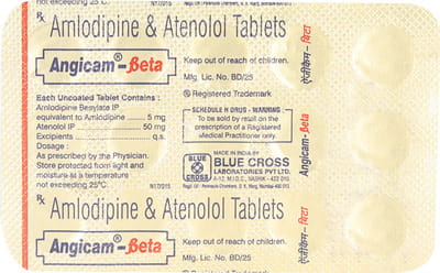 Angicam Beta Strip Of 15 Tablets