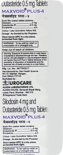 Maxvoid Plus 4mg/0.5mg Strip Of 10 Tablets