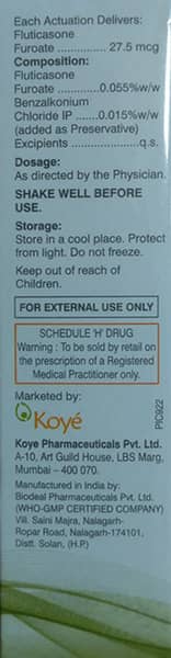 Spiroflut 120Md Bottle Of 6Gm Nasal Spray