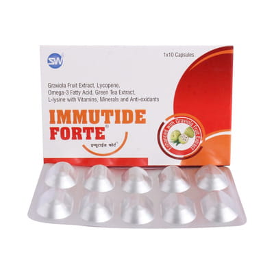 Immutide Forte Strip Of 10 Capsules