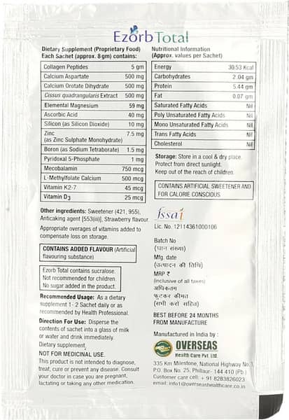 Ezorb Total Sachet Of 8gm Oral Powder