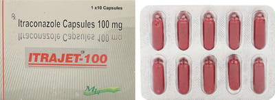 Itrajet 100mg Strip Of 10 Capsules