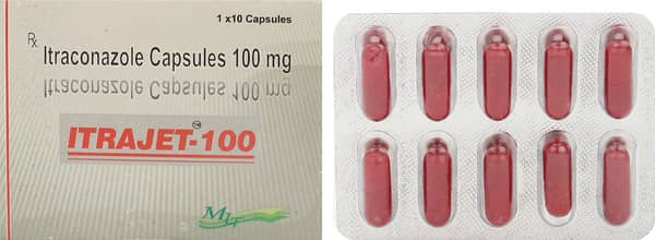 Itrajet 100mg Strip Of 10 Capsules