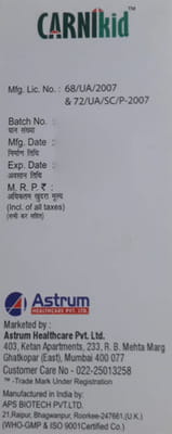 Carnikid Sugar Free Solution 150ml