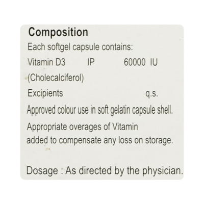 Ezyrol D3 60k Strip Of 4 Capsules