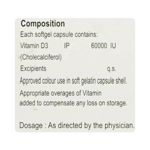 Ezyrol D3 60k Strip Of 4 Capsules