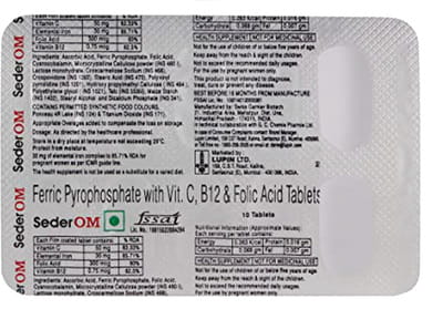 Seder Om Strip Of 10 Tablets