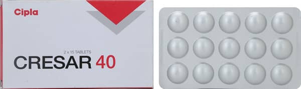 क्रेसर 40एमजी की स्ट्रिप 15 टैबलेट्स
