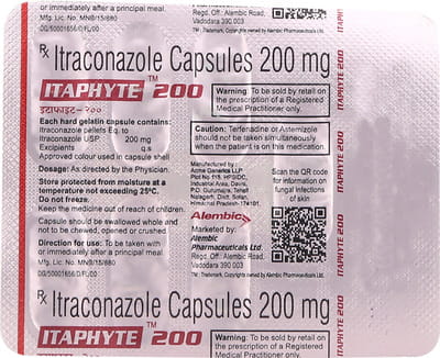 Itaphyte 200mg Strip Of 7 Capsules