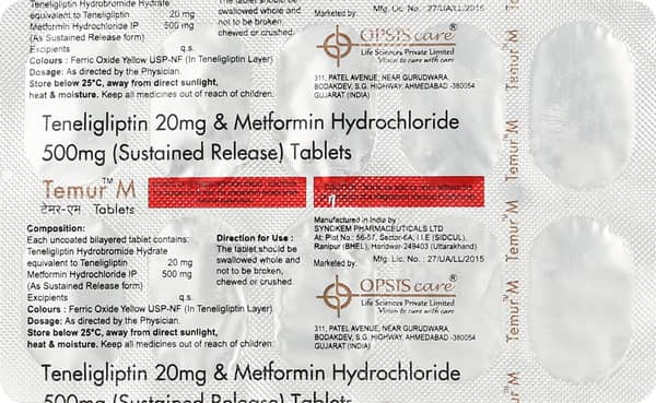 Temur M Strip Of 10 Tablets