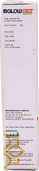 Ibglow Ultra Tube Of 15gm Cream