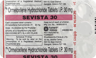 Sevista 30mg Strip Of 15 Tablets