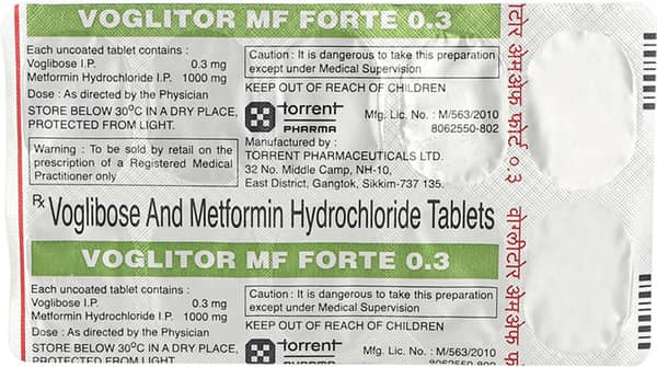 Voglitor Mf Forte 0.3mg Strip Of 10 Tablets