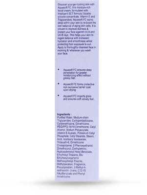 Aquasoft Fc Advanced Tube Of 100gm Cream