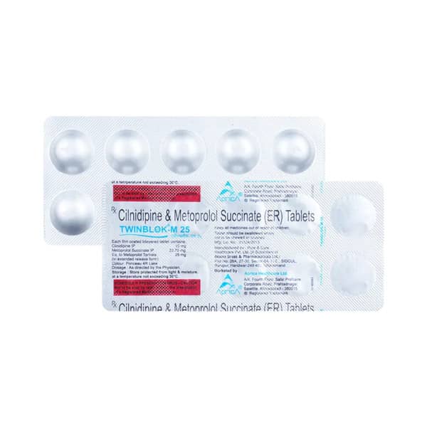 Twinblok M 25mg Strip Of 10 Tablets