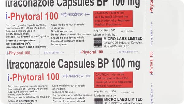 I Phytoral 100mg Strip Of 10 Capsules