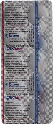 Lcfex Mont Strip Of 10 Tablets