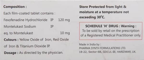 Lcfex Mont Strip Of 10 Tablets