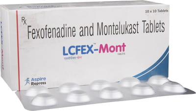 Lcfex Mont Strip Of 10 Tablets