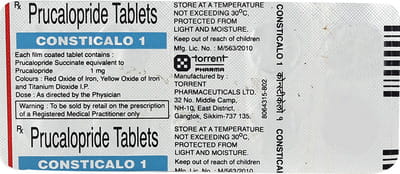 Consticalo 1mg Strip Of 10 Tablets