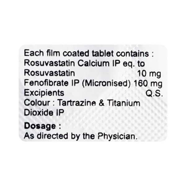 Rosevast F Strip Of 10 Tablets