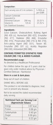 Coralium D3 Bottle Of 100ml Suspension