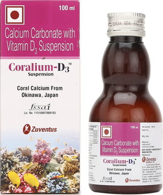 Coralium D3 Bottle Of 100ml Suspension