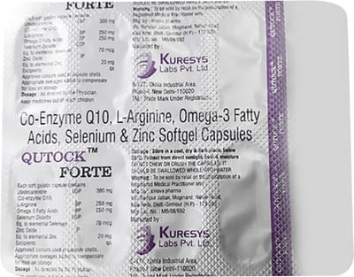 Qutock Forte Strip Of 10 Capsules