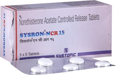 Sysron Ncr 15mg Strip Of 5 Tablets