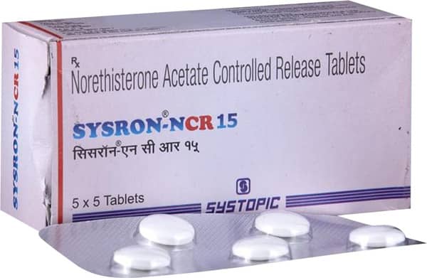 Sysron Ncr 15mg Strip Of 5 Tablets