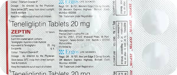 Zeptin 20Mg Strip Of 10 Tablets