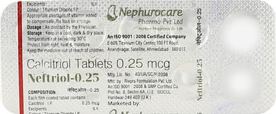 Neftriol 0.25mcg Strip Of 10 Tablets