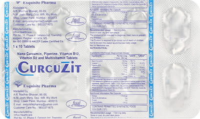 Curcuzit Strip Of 10 Tablets
